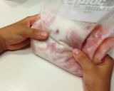 ジップロックで簡単♪桃ジェラート作り方3写真