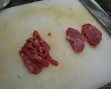 試作品：敬老の日向けの青椒肉絲作り方2写真