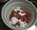 試作品：敬老の日向けの青椒肉絲作り方3写真