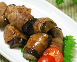 お茄子の牛肉巻作り方6写真