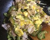 豚バラとゴーヤの玉子とじ作り方3写真