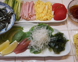 タレは自家製！黒酢の効いた冷やし中華。作り方2写真