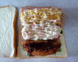 食べ進むごとに味が変わるサンドイッチ作り方5写真