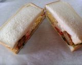 食べ進むごとに味が変わるサンドイッチ作り方7写真