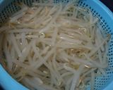 もやしの簡単‥黒胡麻・甘酢あえ作り方2写真