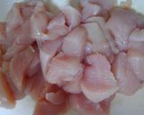 鶏むね肉とレタス きのこのコンソメスープ作り方6写真