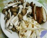 我が家の冷やし中華☆豚肉きのこ炒めのせ~作り方2写真