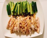 美味しいよ♬ きゅうりと蒸し鶏の棒棒鶏作り方6写真
