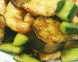 おばけきゅうりと鶏肉の味噌照り炒め作り方11写真
