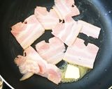 カフェ風半熟卵のカルボナーラ作り方1写真