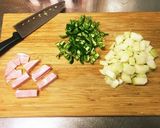 お弁当のおかずに！ナポリタン風野菜炒め作り方1写真
