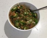 梅オクラなめたけそうめん作り方1写真