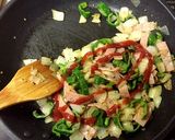 お弁当のおかずに！ナポリタン風野菜炒め作り方5写真
