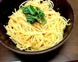 だしで茹でる！味付け不要の明太子パスタ作り方4写真