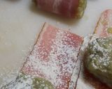 おしゃれな茄子のベーコン巻きフライ。作り方7写真