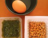 栄養満点！簡単めかぶ納豆のふわふわご飯作り方1写真