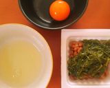 栄養満点！簡単めかぶ納豆のふわふわご飯作り方2写真