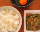 栄養満点！簡単めかぶ納豆のふわふわご飯作り方3写真