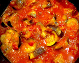 簡単！豚肉となすのトマト煮込み作り方5写真