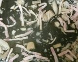 塩きのこで温玉乗せ和風スパゲティ作り方3写真