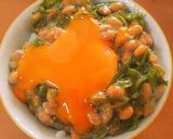 栄養満点！簡単めかぶ納豆のふわふわご飯作り方6写真