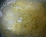 塩きのこで温玉乗せ和風スパゲティ作り方4写真