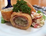 おしゃれな茄子のベーコン巻きフライ。作り方12写真