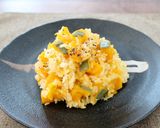 かぼちゃの炊き込みごはん バター醤油風味作り方5写真