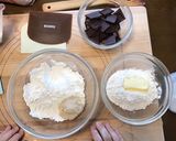 激うま♡工程付き♡手捏ねでチョコパン♡作り方1写真