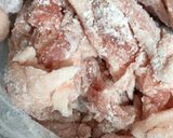 簡単な豚肉れんこんの醤油炒め作り方1写真