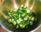 オクラと卵豆腐の和えたん作り方5写真