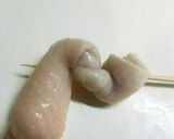 くるくる串打ちで！鶏皮のカリカリ焼き鳥♪作り方7写真