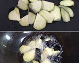 なすと豚の味噌炒め◀後がけごま油で2度旨作り方2写真