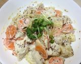 ササミと野菜のマスタードサラダ作り方5写真
