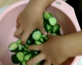 4才が作ったキュウリのおつまみ☆居酒屋風作り方2写真