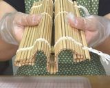 ひまわりの飾り巻き寿司作り方5写真