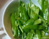 ピーマンと豚肉の山椒炒め作り方1写真