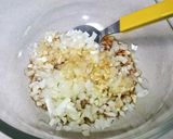 豚しゃぶの薬味たっぷり梨入りソースがけ♥作り方3写真