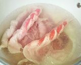 豚しゃぶの薬味たっぷり梨入りソースがけ♥作り方5写真