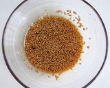 アボカドの胡麻にんにく和え作り方1写真
