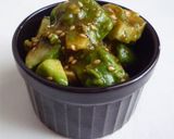 アボカドの胡麻にんにく和え作り方3写真