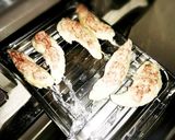ささみの梅チーズ焼き鳥みょうがのせ作り方3写真