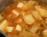 簡単・キムチ豆腐スープ（김치두부국）。作り方2写真