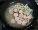 おさかなのソーセージでパスタ☆作り方4写真