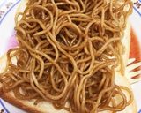 簡単ラップサンド☆焼きそば麺のみでOK作り方2写真