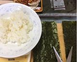 海苔巻きっぽいお握り〜(o˘◡˘o)♡作り方1写真