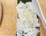 海苔巻きっぽいお握り〜(o˘◡˘o)♡作り方3写真