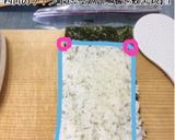 海苔巻きっぽいお握り〜(o˘◡˘o)♡作り方5写真