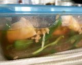 ルクエで蒸し鶏ピーマンの醤油麹煮作り方4写真