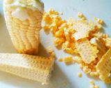ⅲ生とうもろこしからコーンスープ作り方1写真